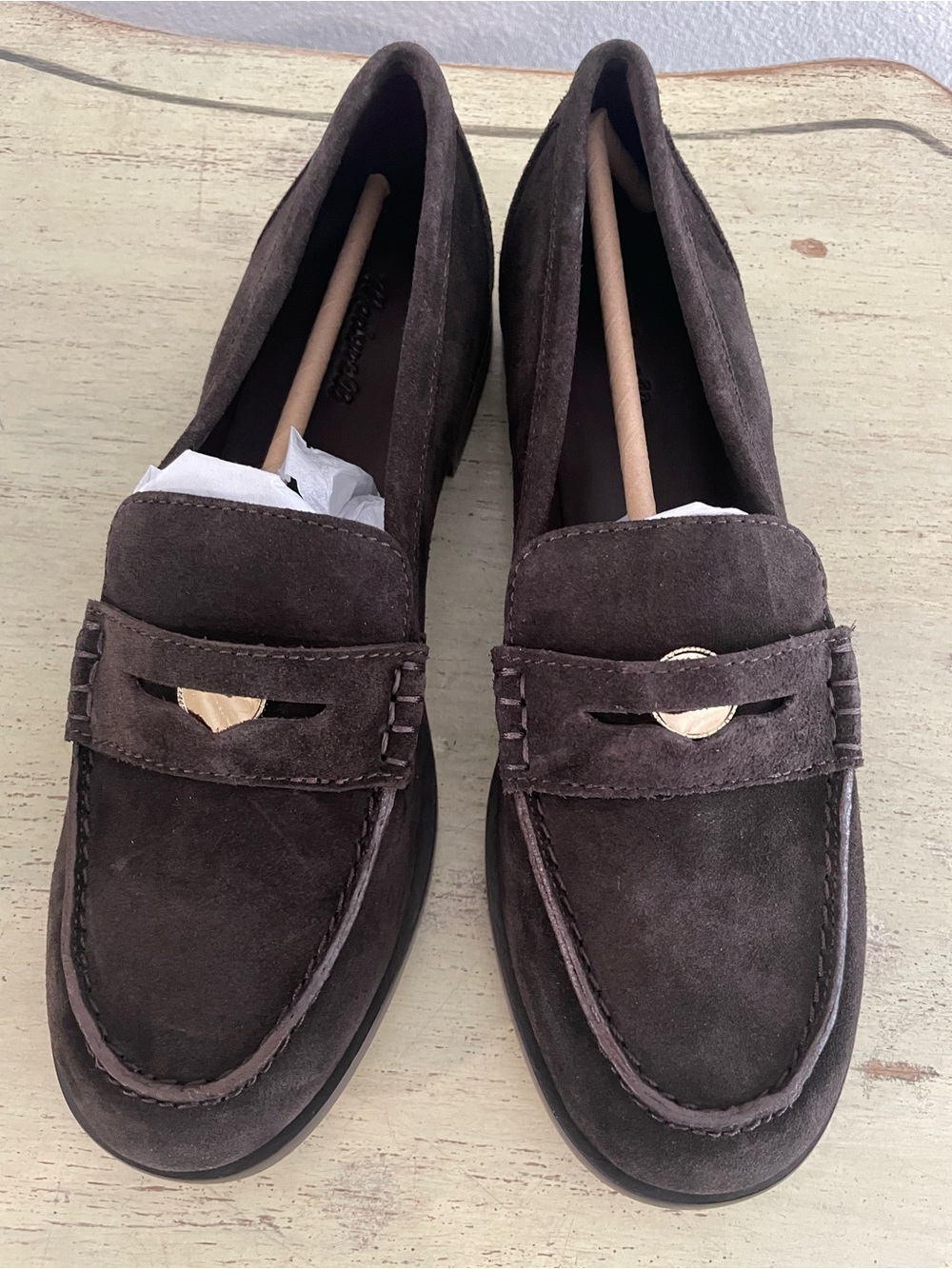 Madewell The Grayson Penny Loafer in Dark Carob Size 8 M NWOB $178 NX648 - Picture 6 of 11